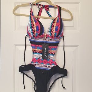 NWT Julla Bohemian Monokini - Large